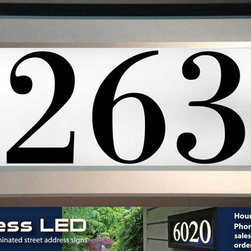 Address LED - illuminated house numbers - House Numbers