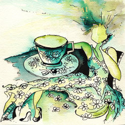 Smaller Works also inspire - these pieces illustrating TS Eliots Poetry - Drawings And Illustrations