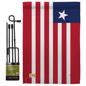 Usa Flags Of The World Nationality Garden Flag Set Modern Flags And Flagpoles By Breeze Decor