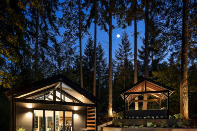 Small trendy detached guesthouse photo in Other