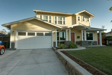 Transitional exterior home idea in San Francisco