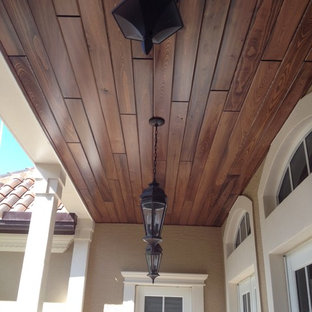 Tongue And Groove Ceiling Planks Exterior Ideas Photos Houzz