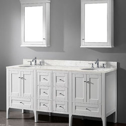 White Bathroom Vanities - Bathroom Vanities And Sink Consoles