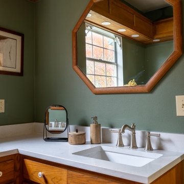 Two Traditional Bathrooms Remodels