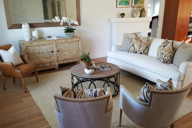 Inspiration for a contemporary living room remodel in Los Angeles