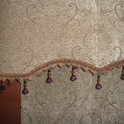 A Shaped Cornice Board with Decorative Beaded Trim - Products