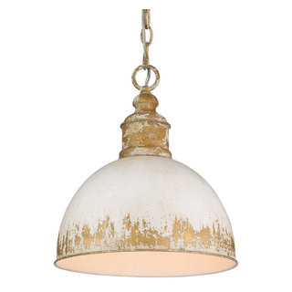 Alison Medium Pendant - Farmhouse - Pendant Lighting - by Golden Lighting