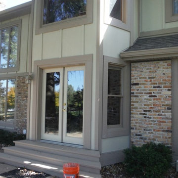 JH Stucco Panels | Sandstone Beige – Cedarmill | Chesterfield, MO. (63005)