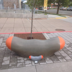 Hillside Terrace Sculptural Concrete Benches - Products