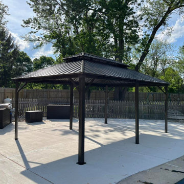Steel Pergola Construction