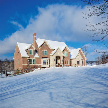 Salem Creek Tudor Brick & Citadel Stone Home - Pennsylvania