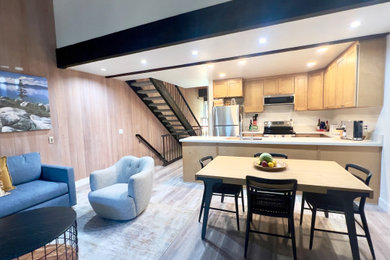 Remodeled Kitchen, Dining/Living Room