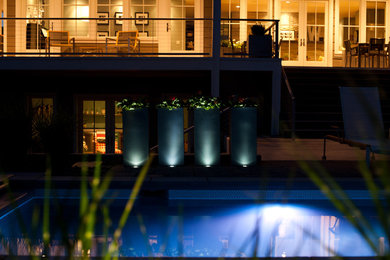 Modern pool in Salt Lake City.
