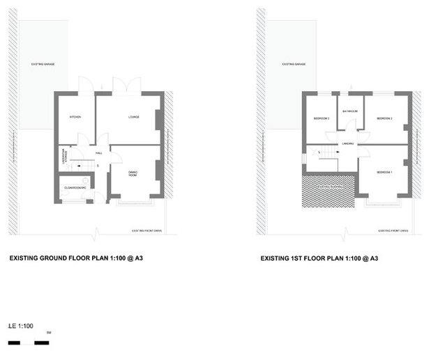 Contemporary Floor Plan by EB Interiors