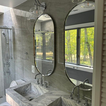 Mrs Sarah Bathroom Project Wall Mount Double Sink Vanity