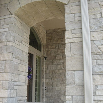 Lockridge Natural Stone Veneer Masonry Entry