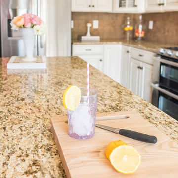 Stylish Santa Cecilia Granite Countertops At West Broad Village in Richmond, VA