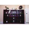 Concepts In Wood 48"H Solid Wood Wall Storage Unit in Cherry Finish