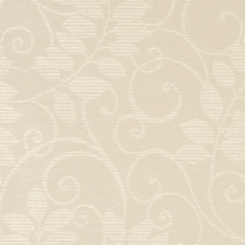 Ivory Vines And Leaves Outdoor Indoor Marine Upholstery Fabric By The Yard