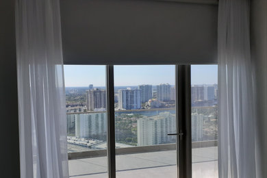 Inspiration for a contemporary bedroom remodel in Miami