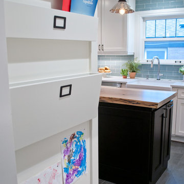 Kitchen: Classic Modern with a Live Edge Twist!