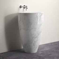LUSSO STONE PIETRA CARRARA FREESTANDING MARBLE BASIN 560 - Products