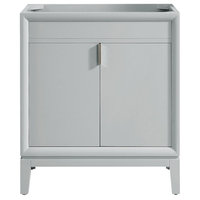 Avanity Emma 30" Vanity Only, Dove Gray - Transitional - Bathroom ...
