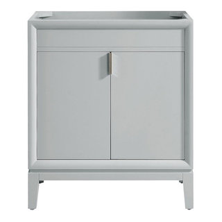 Avanity Emma 30" Vanity Only, Dove Gray - Transitional - Bathroom ...