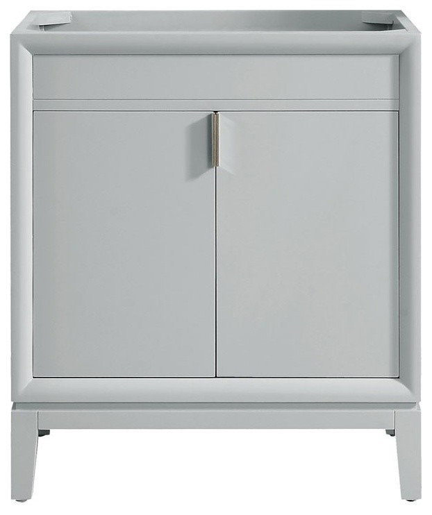 Avanity Emma 30" Vanity Only, Dove Gray - Transitional - Bathroom ...