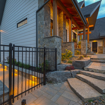 Luxury Backyard Retreat with Armour Stone & Water Feature | Genesis on the Lakes