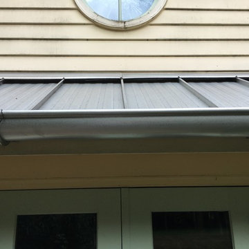 Zinc half round gutters