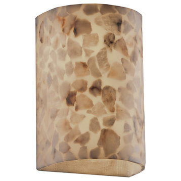 Alabaster Rocks! Small Cylinder, Wall Sconce