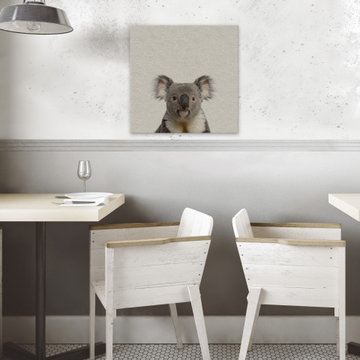 "Playful Koala" Painting Print on Wrapped Canvas