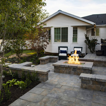 Fire Pit And Hardscape