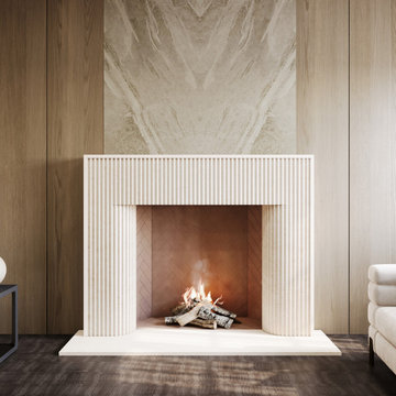 Saint Mary Fireplace Surround