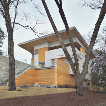 Rift & Quartered White Oak Hardwood Floor in Atlanta Modern Home