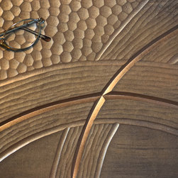 Shogun 30" x 10" - detail - Tile Murals