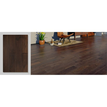 East West Furniture Sango Premier 1/2 x 5" Hardwood Flooring in Special Walnut
