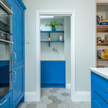 Blue Shaker Kitchen