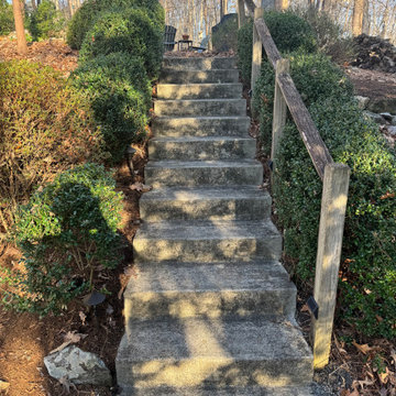 Custom carpentry (bridge/railing) project in Chapel Hill, NC