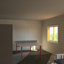 Revit designed modern, a-frame home