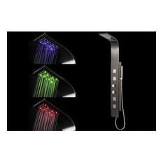 Columna de ducha termostática luces LED SANAGA