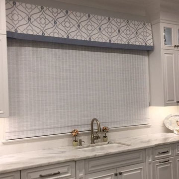 Kitchen Valance with Candice Olsen Fabric