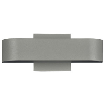 Montreal LED Outdoor Wall-Light, Frosted Glass Shade, Satin