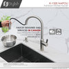 STYLISH Kitchen Sink Faucet Single Handle Pull Down Dual Mode Stainless Steel