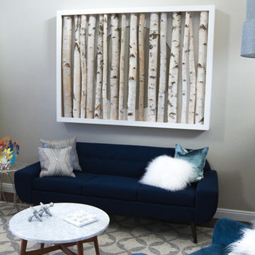 Glam living room