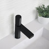 STYLISH Single Handle Modern Bathroom Faucet Sink Faucet, Matte Black Finish