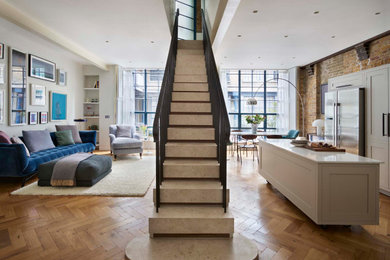 Photo of an urban staircase in London.