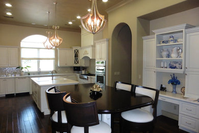 Example of a classic kitchen design in Other