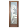 Front Door - Palm Sunset - Mahogany - 36" x 96" - Book/Slab Door